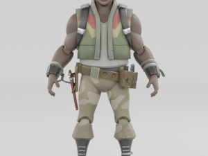 Sgt Tank Gatling - Fortnite 3D Model