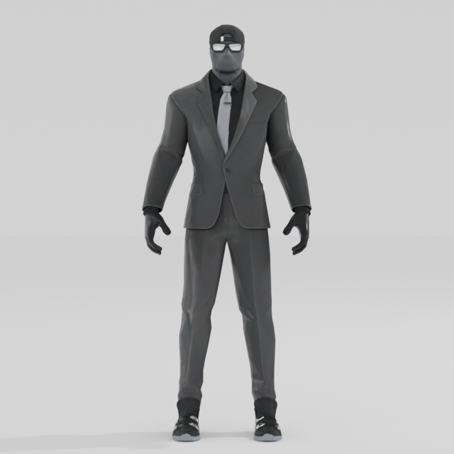 Shadow Beach Brawler - Fortnite 3D Модель .c4d .max .obj .3ds .fbx .stl .blend 