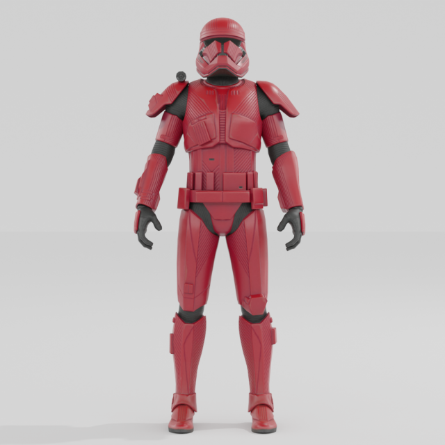 Sithtrooper - Fortnite 3D Модель .c4d .max .obj .3ds .fbx .stl .blend 