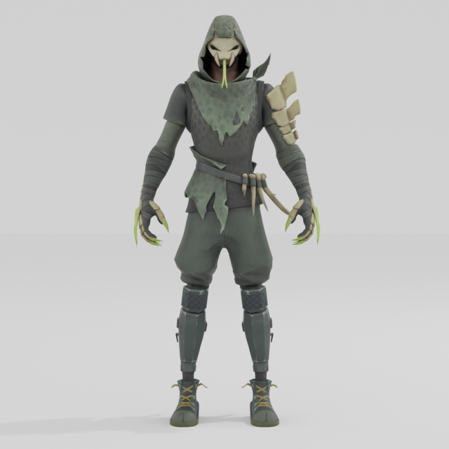 Sklaxis - Fortnite 3D 模型 .c4d .max .obj .3ds .fbx .stl .blend 