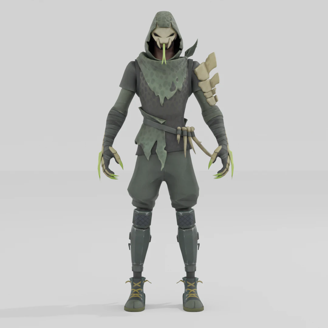 Sklaxis - Fortnite 3D Model .c4d .max .obj .3ds .fbx .stl .blend