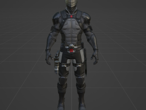 Snake Eyes - Fortnite Model 3D