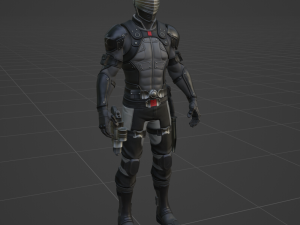 Snake Eyes - Fortnite Model 3D