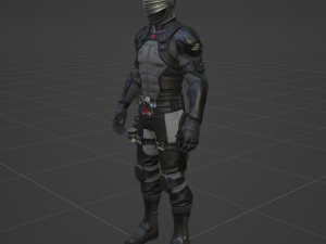 Snake Eyes - Fortnite Model 3D