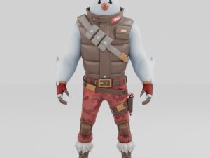Snowmando - Fortnite 3D Модель
