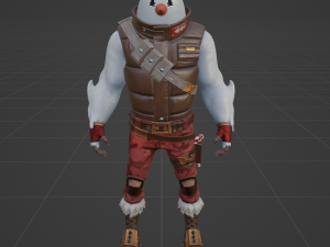 Snowmando - Fortnite Model 3D