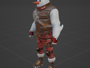 Snowmando - Fortnite Model 3D