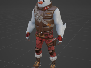 Snowmando - Fortnite Model 3D