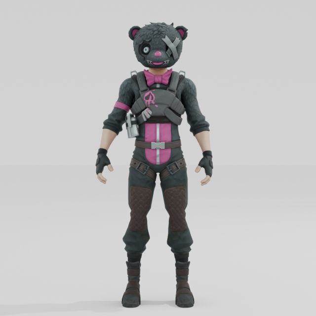 Snuggs - Fortnite Modello 3D .c4d .max .obj .3ds .fbx .stl .blend 
