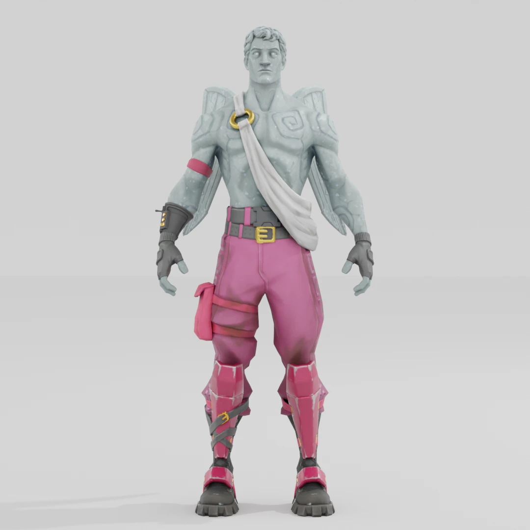 Stoneranger - Fortnite 3D Model .c4d .max .obj .3ds .fbx .stl .blend