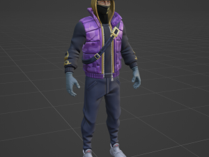 Street striker - Fortnite Modelo 3D