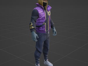 Street striker - Fortnite Modelo 3D