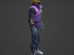 Street striker - Fortnite Modelo 3D