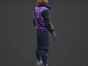 Street striker - Fortnite 3D Model