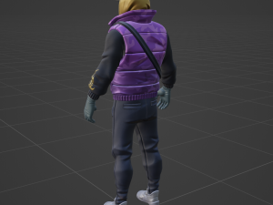 Street striker - Fortnite Modelo 3D