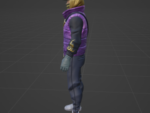 Street striker - Fortnite Modelo 3D