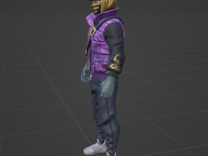 Street striker - Fortnite Modelo 3D