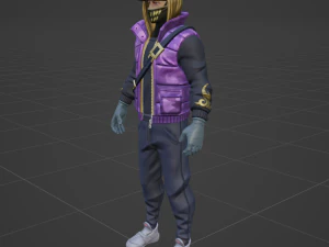 Street striker - Fortnite 3D Model