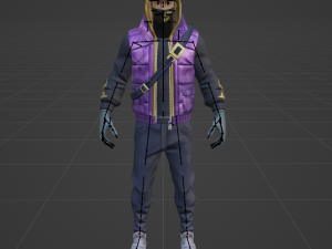 Street striker - Fortnite Modelo 3D