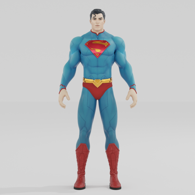 Superman - Fortnite 3D मॉडल .c4d .max .obj .3ds .fbx .stl .blend