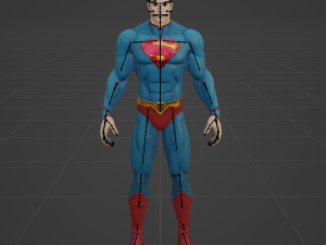 Superman - Fortnite 3D मॉडल