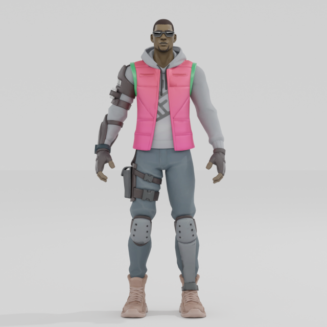 Tango - Fortnite Modelo 3D .c4d .max .obj .3ds .fbx .stl .blend 