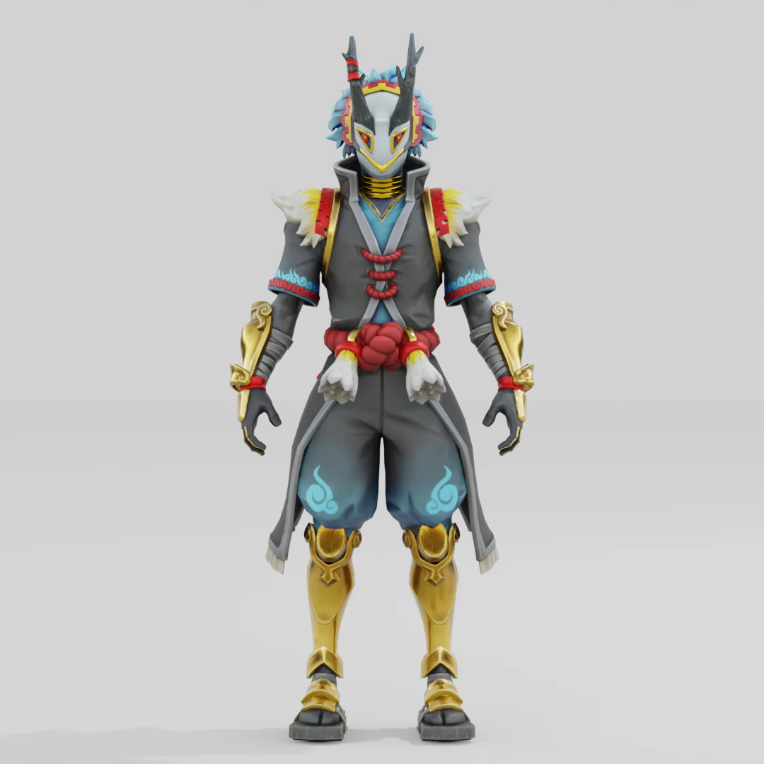 Taro - Fortnite 3D Model .c4d .max .obj .3ds .fbx .stl .blend 