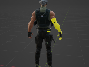 Tek - Fortnite 3D 모델