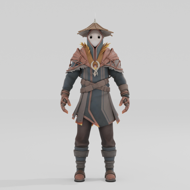 Terns - Fortnite Model 3D .c4d .max .obj .3ds .fbx .stl .blend 