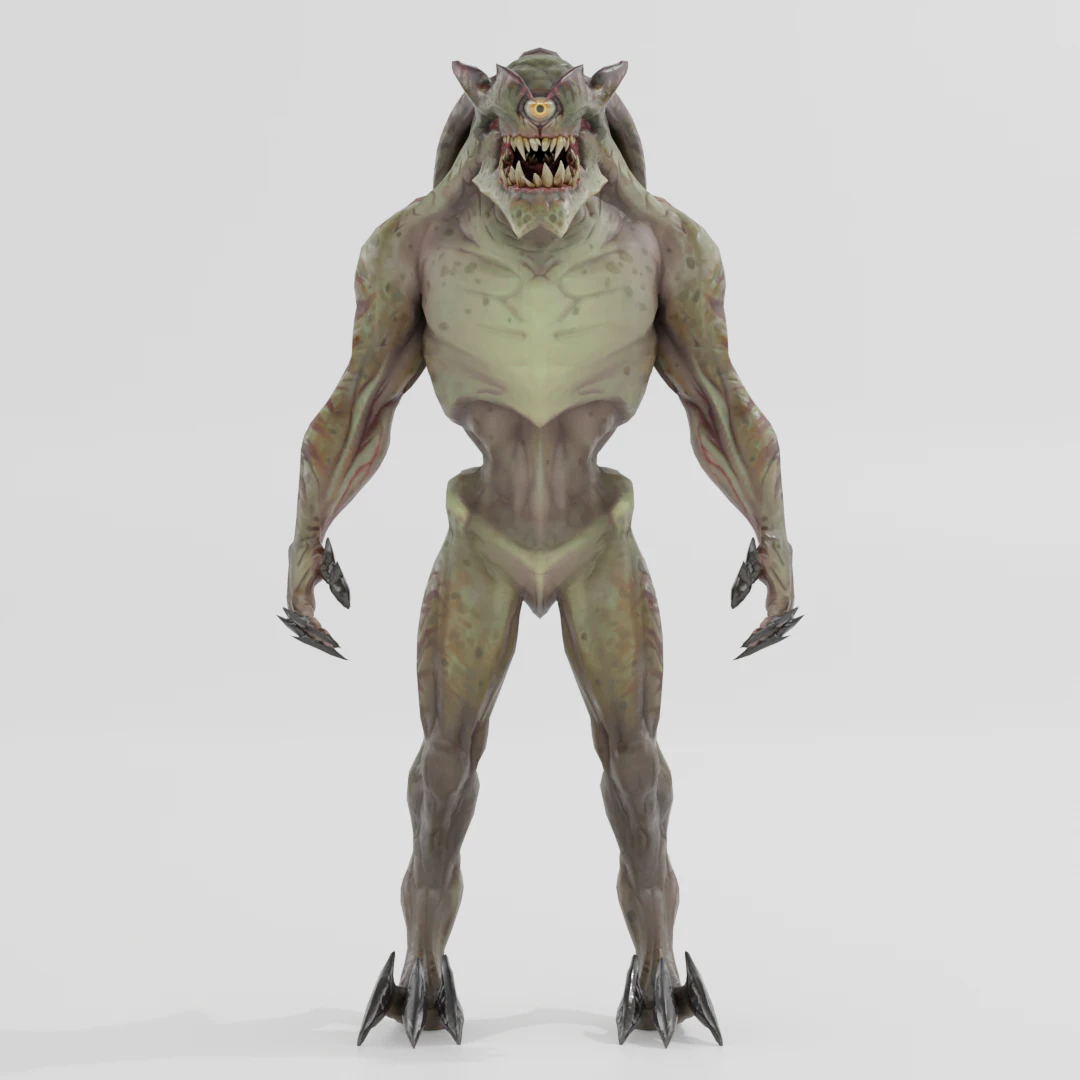 The Devourer - Fortnite 3D Model .c4d .max .obj .3ds .fbx .stl .blend 