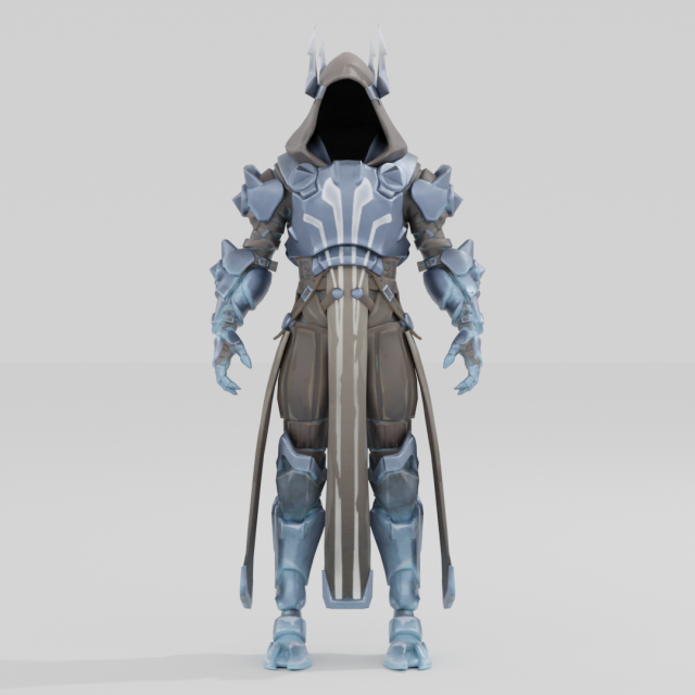 The Ice King - Fortnite 3D Model .c4d .max .obj .3ds .fbx .stl .blend 