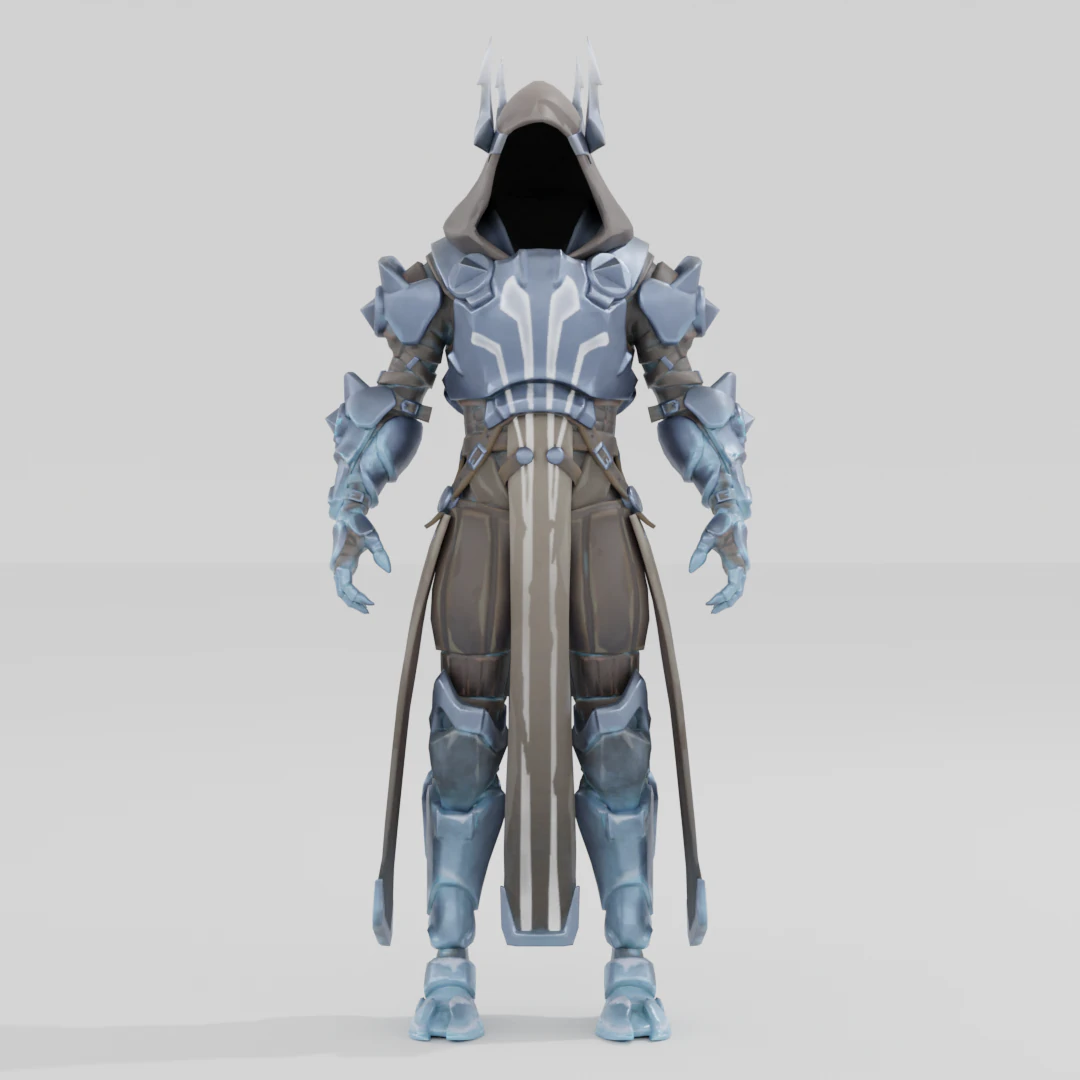 The Ice King - Fortnite 3D Model .c4d .max .obj .3ds .fbx .stl .blend 