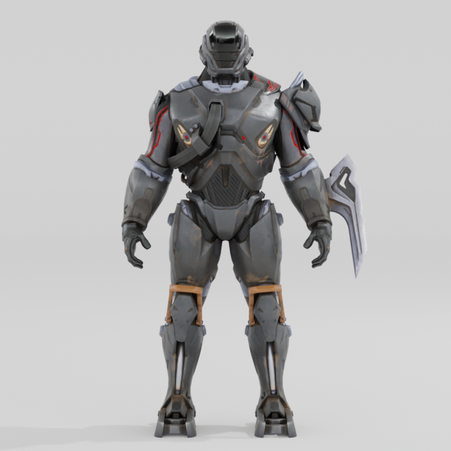 The Scientist - Fortnite 3D 모델 .c4d .max .obj .3ds .fbx .stl .blend 
