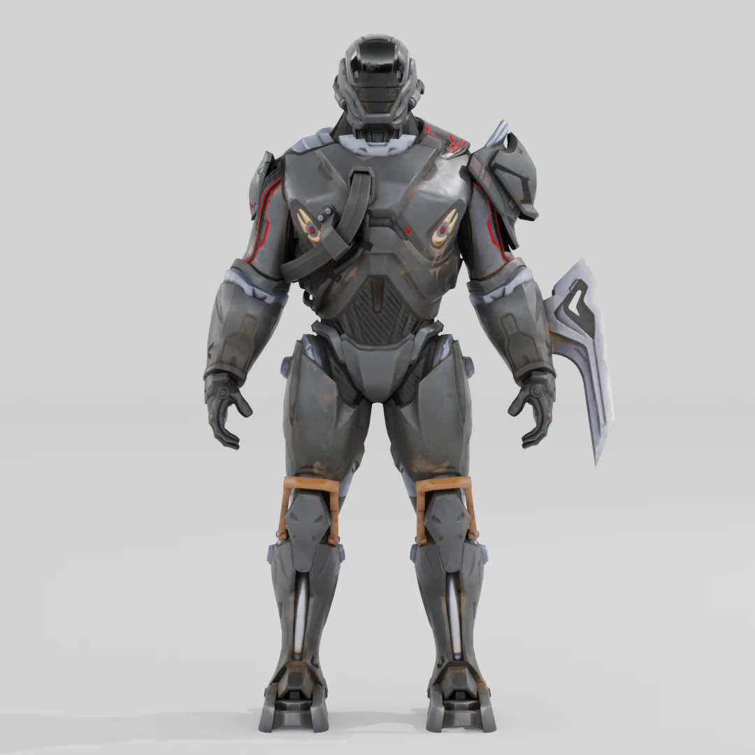 The Scientist - Fortnite 3D Model .c4d .max .obj .3ds .fbx .stl .blend 