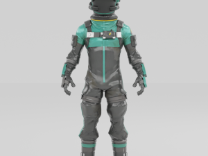 Toxic Trooper - Fortnite 3D Model