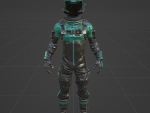 Toxic Trooper - Fortnite 3D Model