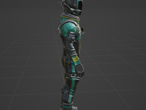 Toxic Trooper - Fortnite 3D Model