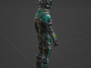 Toxic Trooper - Fortnite 3D Model