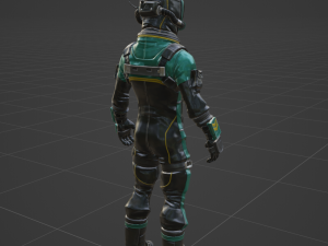 Toxic Trooper - Fortnite 3D Model