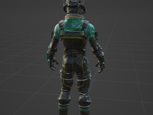 Toxic Trooper - Fortnite 3D Model
