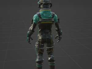 Toxic Trooper - Fortnite 3D Model