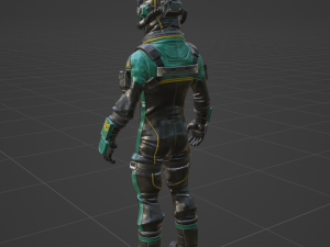 Toxic Trooper - Fortnite 3D Model