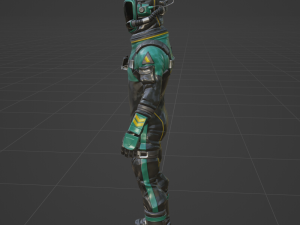 Toxic Trooper - Fortnite 3D Model