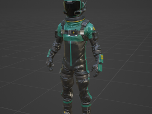 Toxic Trooper - Fortnite 3D Model