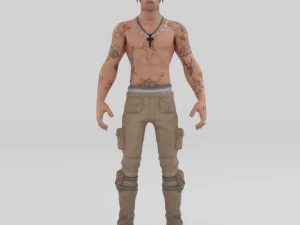 Travis Scott - Fortnite 3D Model