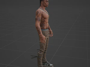 Travis Scott - Fortnite 3D Model