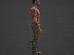Travis Scott - Fortnite 3D Model