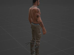 Travis Scott - Fortnite 3D Model