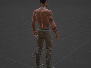 Travis Scott - Fortnite 3D Model