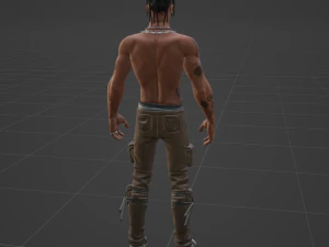 Travis Scott - Fortnite 3D Model